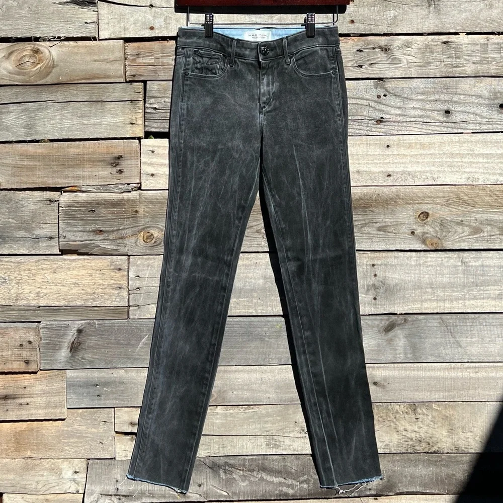 🌻Habitual NY LA "Eve" Black Licorice Wash High Rise Skinny Jeans Size 25